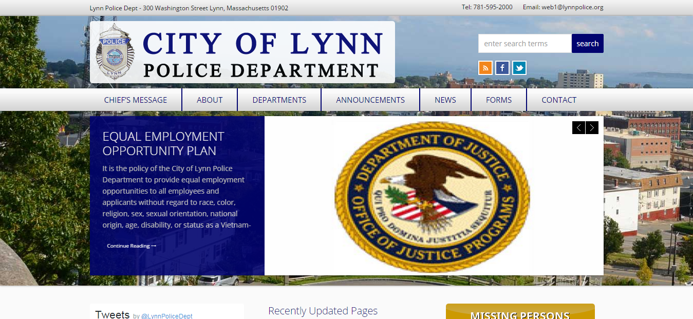 Lynn Police Department AshramTech