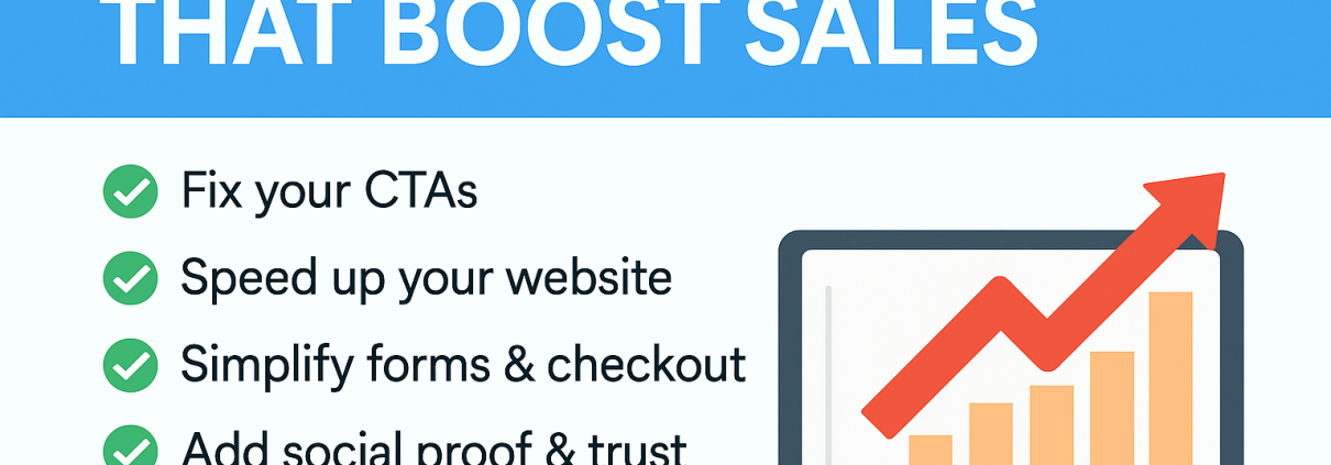 CRO fixes that boost sales
